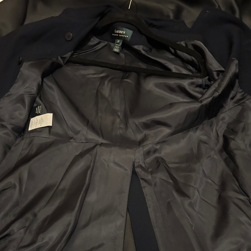 Lauren Ralph Lauren Navy Military-Style Blazer with Gold Buttons - Picture 6 of 6